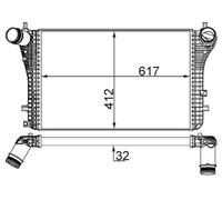 MAHLE CI 207 000S refroidisseur d'air