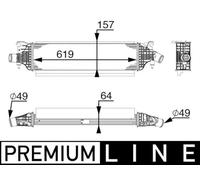 MAHLE CI 213 000P Refroidisseur d'air de charge BEHR PREMIUM LINE