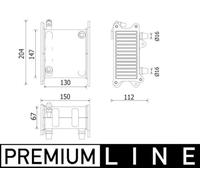 MAHLE CI 223 000P Intercooler