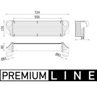 MAHLE CI 228 000P Refroidisseur d'air BeHR Premium Line