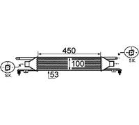 MAHLE CI 250 000P Refroidisseur d'air de charge BEHR PREMIUM LINE
