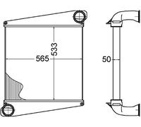 MAHLE CI 272 000P Refroidisseur d'air BeHR Premium Line