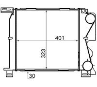 MAHLE CI 307 000P refroidisseur d'air