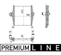 MAHLE CI 32 000P Intercooler, échangeur pour MERCEDES-BENZ