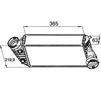 MAHLE CI 330 000P Refroidisseur d'air BeHR Premium Line