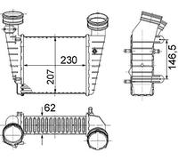 MAHLE CI 346 000S refroidisseur d'air