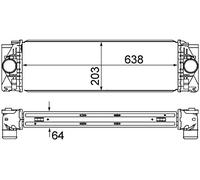MAHLE CI 369 000S Refroidisseur intermédiaire