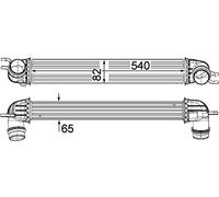 MAHLE CI 375 000P Refroidisseur d'air BeHR Premium Line