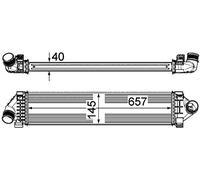 MAHLE ORIGINAL CI 394 000P Intercooler