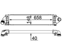 MAHLE CI 394 000S Intercooler