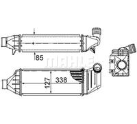 MAHLE CI 424 000S refroidisseur d'air