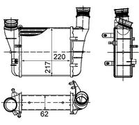 MAHLE CI 426 000S refroidisseur d'air