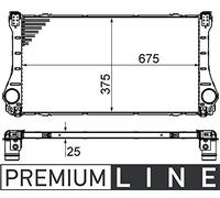 MAHLE CI 462 000P Refroidisseur d'air BeHR Premium Line