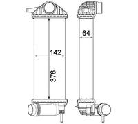 MAHLE CI 477 000P Refroidisseur d'air BeHR Premium Line