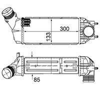 MAHLE CI 492 000S refroidisseur d'air