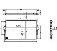 MAHLE ORIGINAL CI 518 000S Intercooler