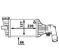 MAHLE ORIGINAL CI 55 000P Intercooler
