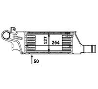 MAHLE ORIGINAL CI 57 000P Intercooler