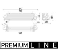 MAHLE CI 610 000P Intercooler, échangeur pour BMW,MINI
