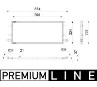 MAHLE CIR 44 000P Radiateur basse température, intercooler