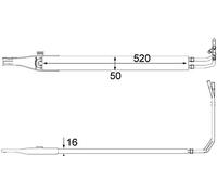 MAHLE CLC 10 000P Refroidisseur d'huile de direction Convient entre autres pour Bus Mercedes Vito (W639)