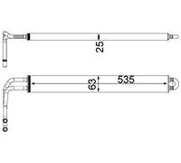 MAHLE CLC 100 000P Radiateur d'huile direction sans joint d'étanchéite