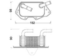 MAHLE CLC 186 000S refroidisseur à huile