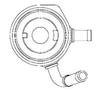Mahle Original Refroidisseur à huile CLC 195 000S