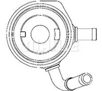 MAHLE CLC 195 000S Refroidisseur d'huile pour Renault Clio II 1.5 dci