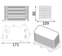 MAHLE CLC 350 001S Radiateur d'huile pour BMW