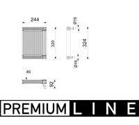 MAHLE CLC 439 000P Radiateur d'huile