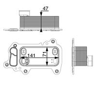 MAHLE CLC 79 000P refroidisseur à huile