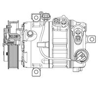 MAHLE Compresseur, climatisation ACP637000P Compatible avec: HYUNDAI TUCSON, KIA SPORTAGE IV