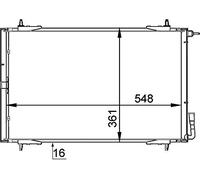 MAHLE Condensateur CA 220 000P A/C BEHR PREMIUM LINE
