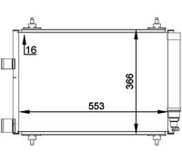 MAHLE AC 314 000P Condenseur, climatisation