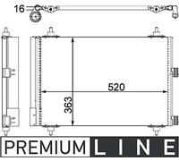 MAHLE Condenseur (climatisation) AC447000P