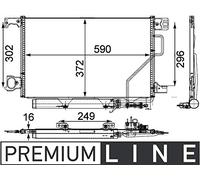 MAHLE Condenseur (climatisation) AC450000P