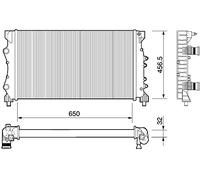 MAHLE CR 1110 000P refroidisseur et liquide de refroidissement