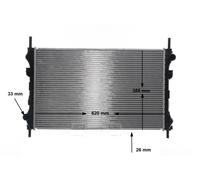 MAHLE CR 1140 000S Radiateur du moteur
