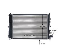 MAHLE CR 1142 000S Radiateur du moteur