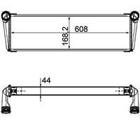 Mahle Original Radiateur d'eau CR 1195 000P - Grille de radiateur soudée pour Porsche 911