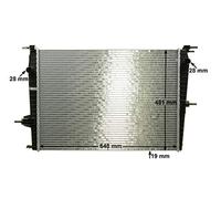 MAHLE CR 1197 000P Radiateur du moteur