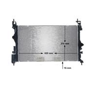 MAHLE CR 1199 000S Radiateur du moteur