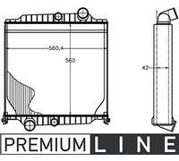 MAHLE CR 1223 000P refroidisseur et liquide de refroidissement