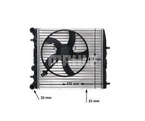 MAHLE CR 123 000S Radiateur du moteur