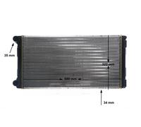 MAHLE CR 125 000S Radiateur du moteur