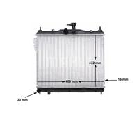 MAHLE CR 1277 000S Radiateur du moteur