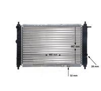 MAHLE ORIGINAL CR 129 000S Radiateur du moteur