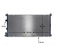 MAHLE CR 13 000S Radiateur du moteur