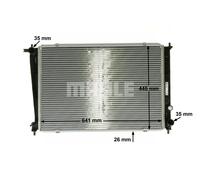MAHLE CR 1316 000P Radiateur du moteur